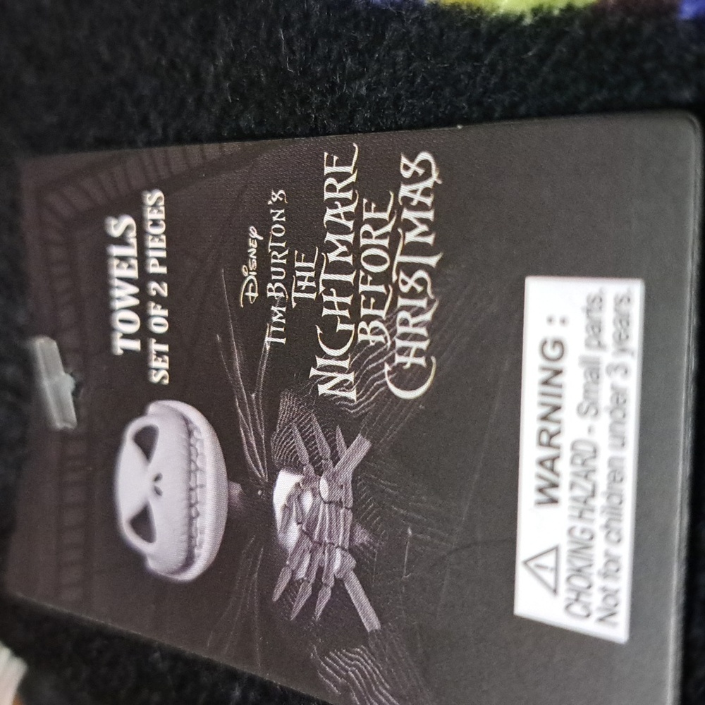 Nightmare before Christmas set 2 towels - Picture 4 of 4
